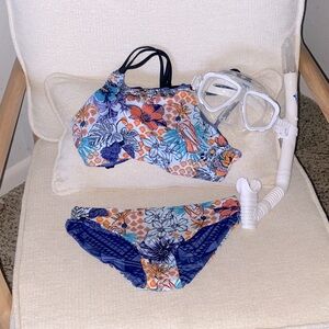 Floral reversible Swim Suit